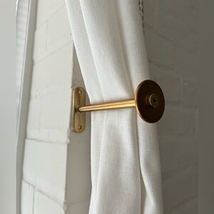 Target Brass Round Curtain Holdbacks